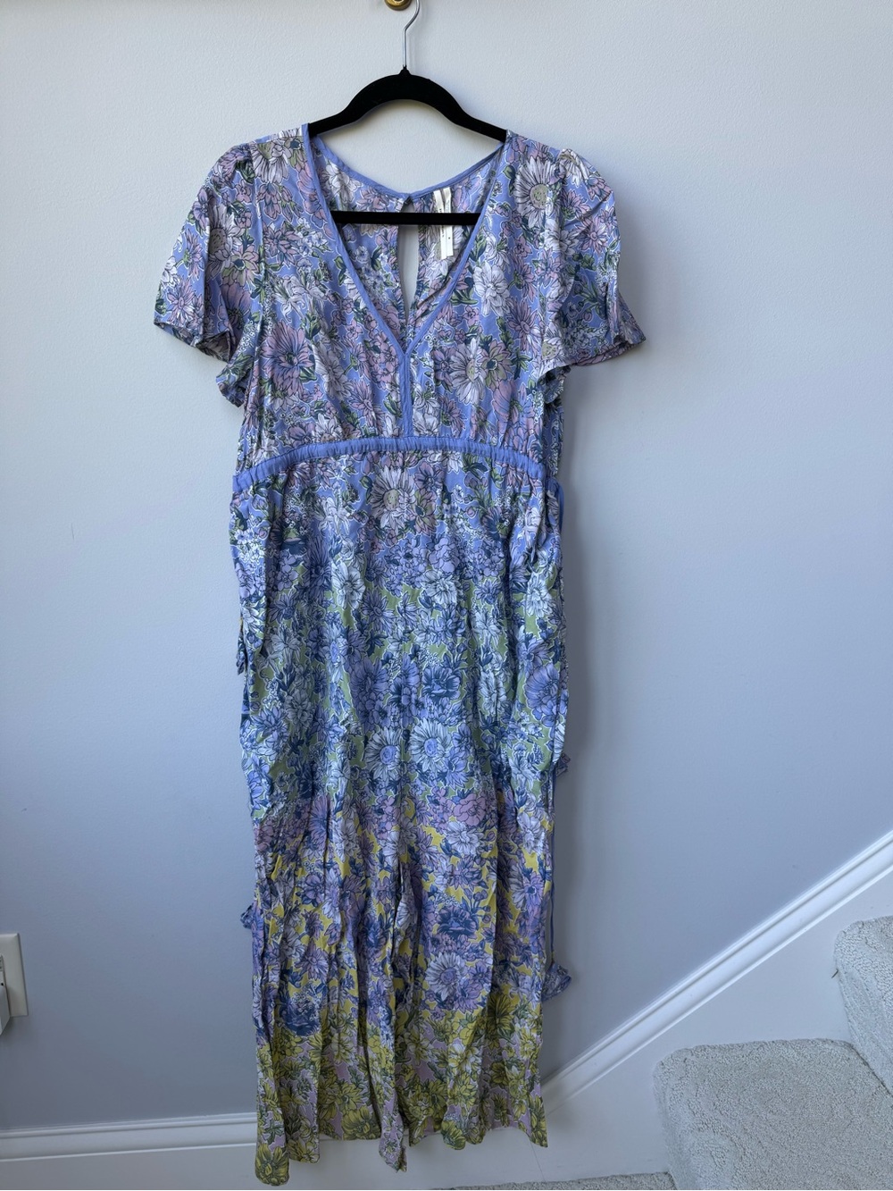 Anthropologie Floral Jumpsuit